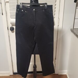 Averardo Bessi Black Straight-Leg Pants